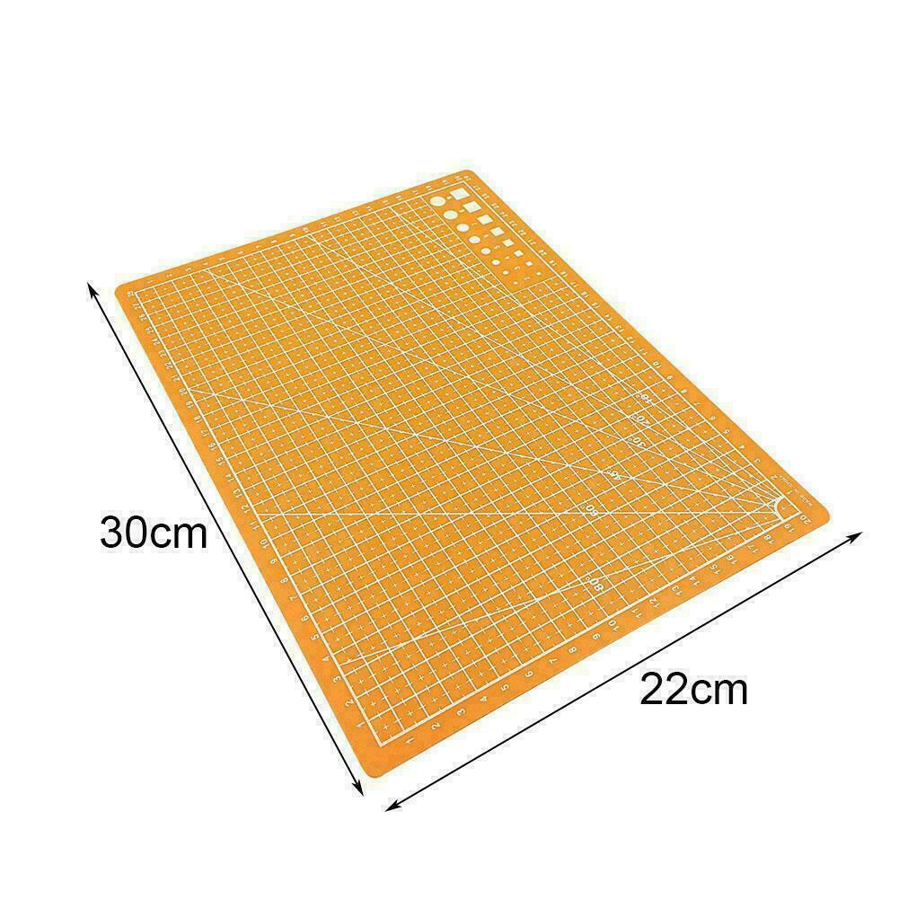 22x30cm Double sided Cutting Mat / A4 Durable Self-healing Cut Pad /  Patchwork Tool Handmade Cutting Plate/Cutting Mat for Sewing, Writing, Craft Paper Carving