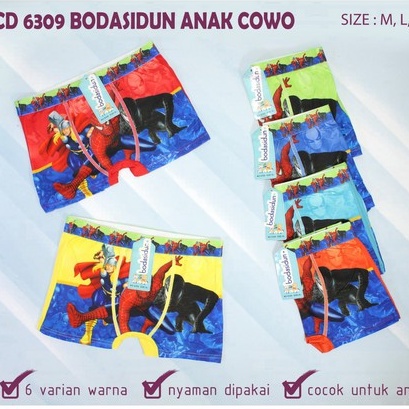 BEE - Cd Boxer ANak Cowok Import Termurah Happy Boy Bodasidun Pakaian Dalam Anak