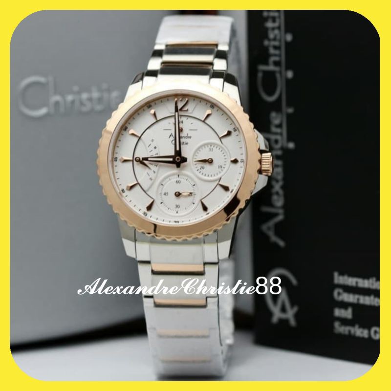 Jam Tangan Wanita Alexandre Christie 2804 AC2804BF AC 2804 | Original