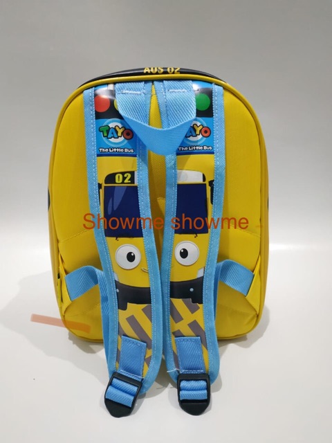 SHOWME Promo Tas Ransel Anak PAUD - PG - TK BUS  KUNING