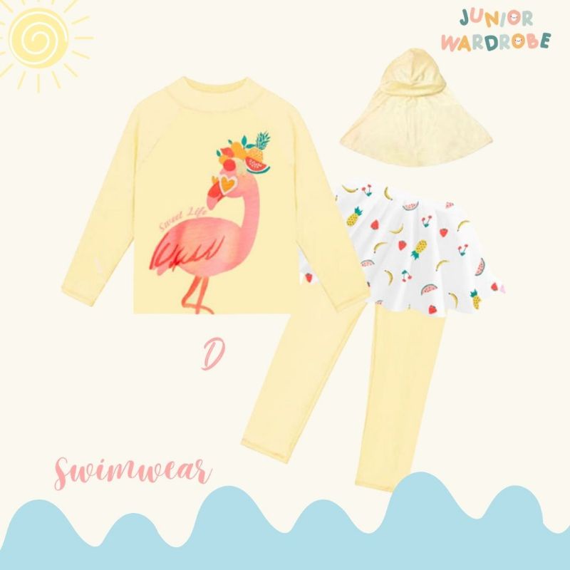 Baju Renang anak Perempuan JW Vol 3 &amp; JW 291 &amp; MOCHA 215 &amp; Mochakids Ukuran Lebih besar dibanding JW