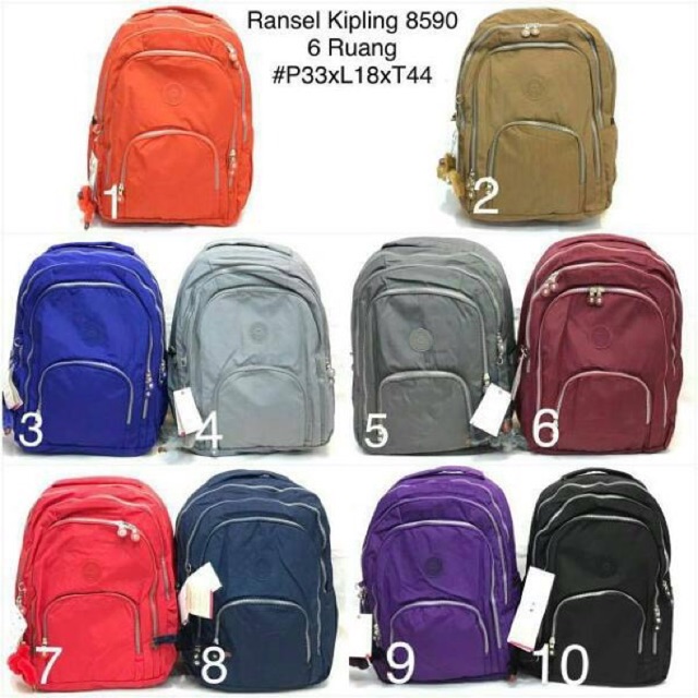 tas wanita ransel kipling suprem