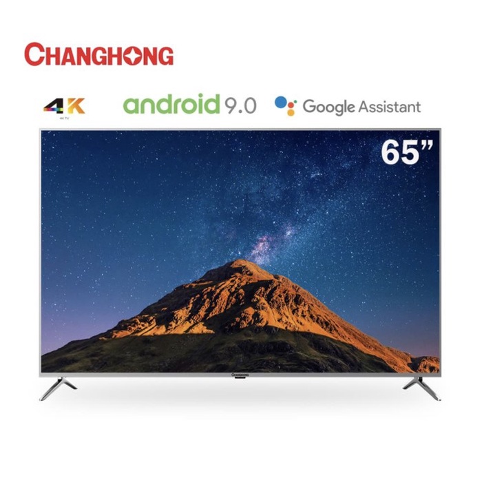 Changhong 65 Inch 4K UHD Android 9.0 Smart TV