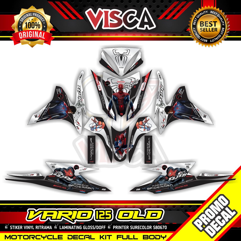 COD / Bayar Ditempat Decal Vario 125 Lama 2013 2015 Striping Vario 125 Old Stiker Honda Vario 125 la