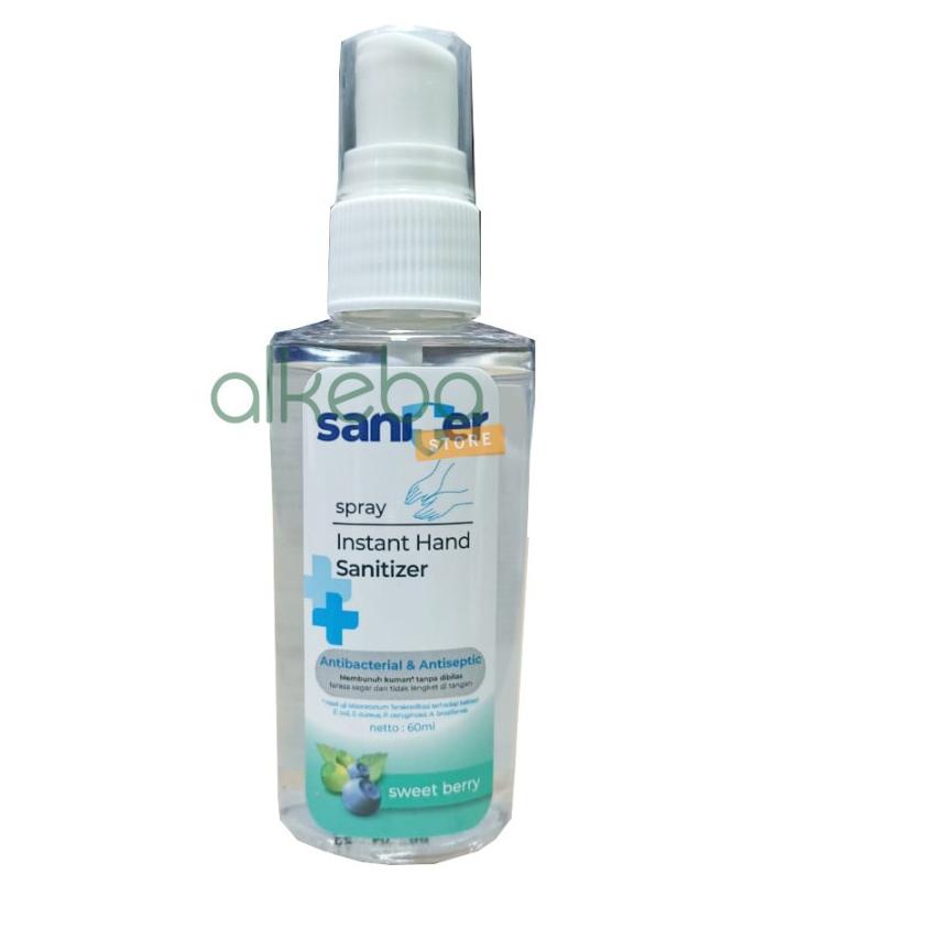 ftft Saniter Handsanitizer Cair Botol spray 60 ml Aroma Sweet Berry ☍➩ ➵ ー