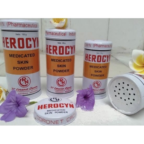 Herocyn Bedak Obat Untuk Kulit - Herocyn 85 gr - Herocyn 150 g - Herocyn