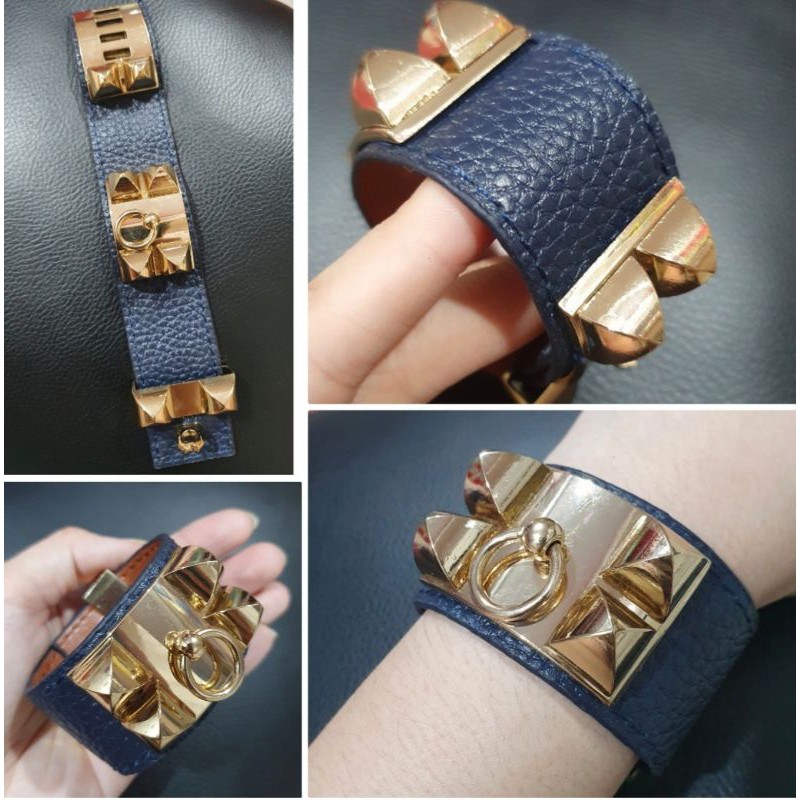 Gelang Mendor Cdc H Kulit Premium Bracelet Branded band import H 811