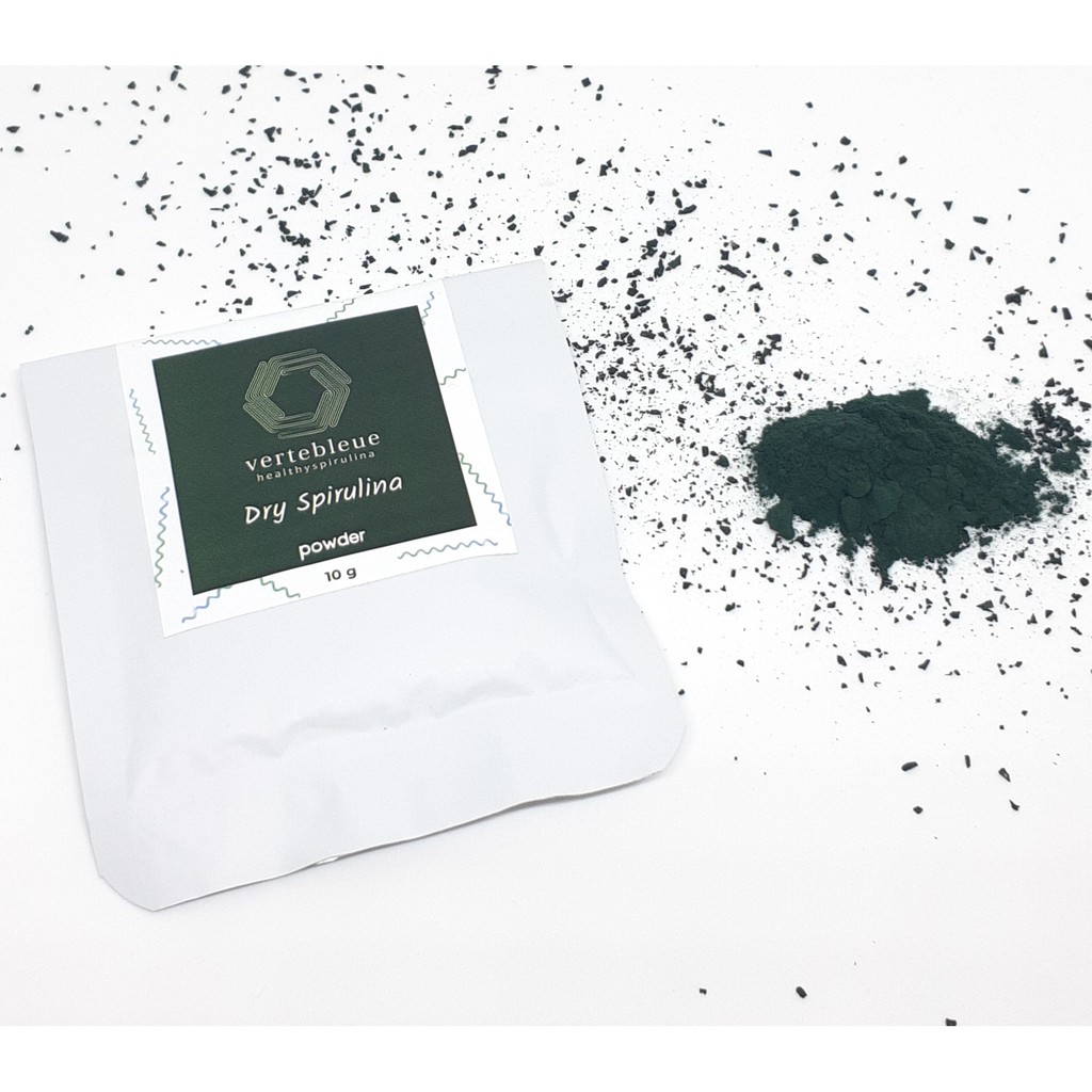 

Dry Spirulina (powder, flakes, noodle) 10g