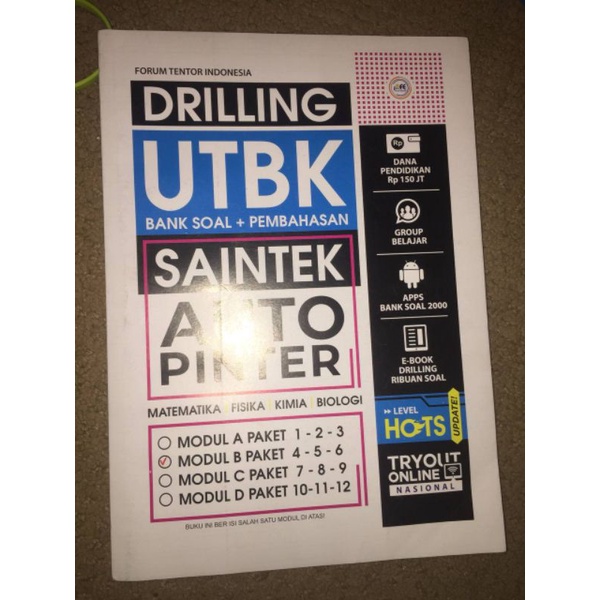 PRELOVED DRILLING UTBK SAINTEK