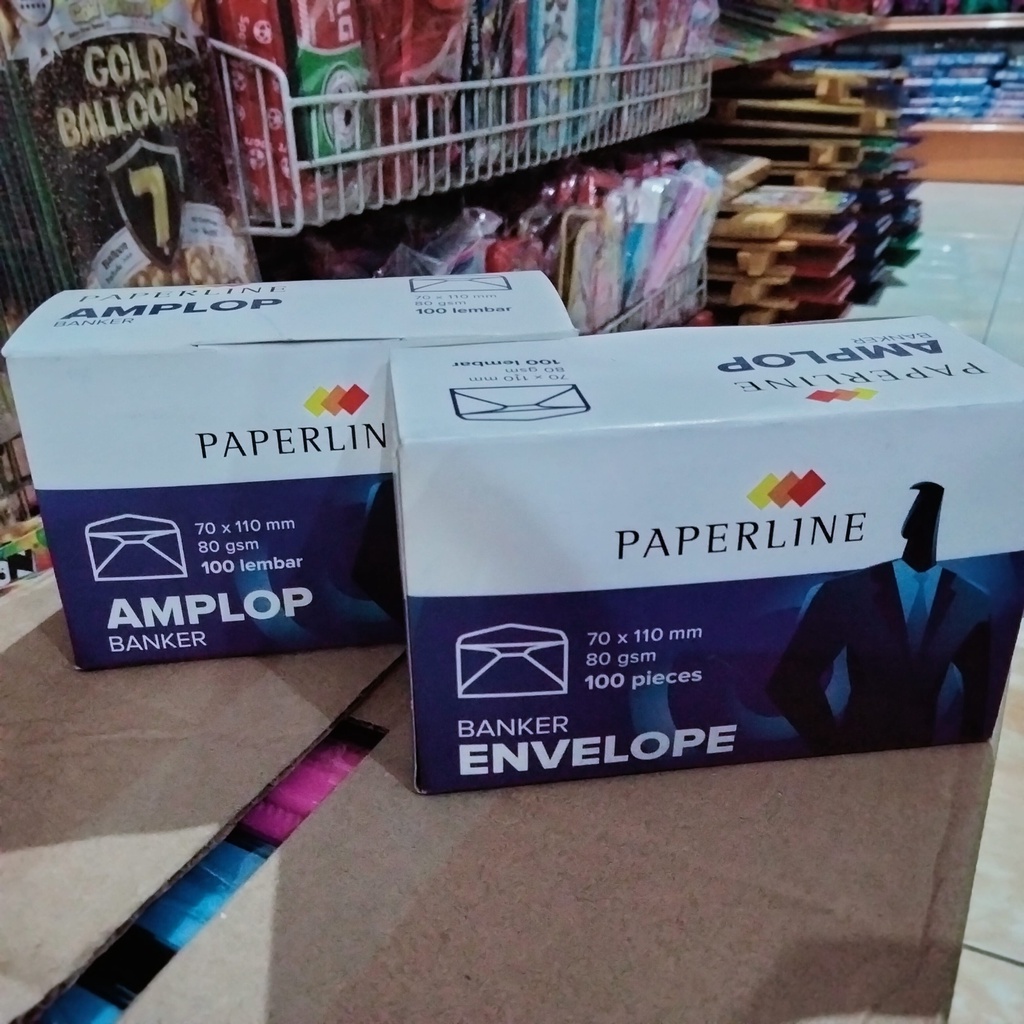 

(1 Pack) Amplop Paperline Mini Polos 70 x 110 mm Isi 100 lembar