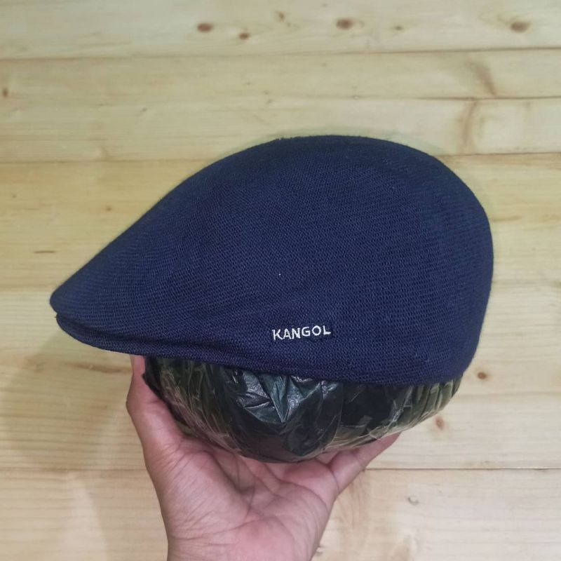 TOPI PELUKIS FLAT CAP KANGOL BAMBOO 507 CAP SECOND ORIGINAL