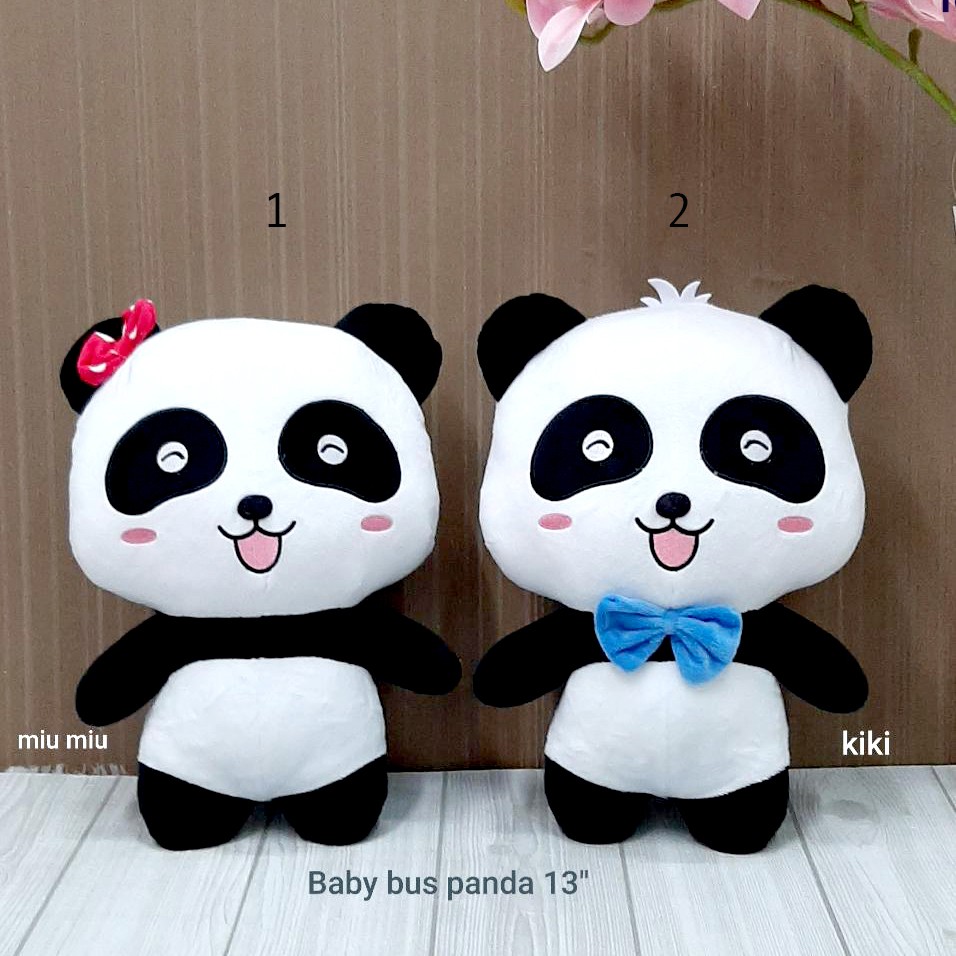 boneka panda lembut cute 35cm panda choco kpop couple panda