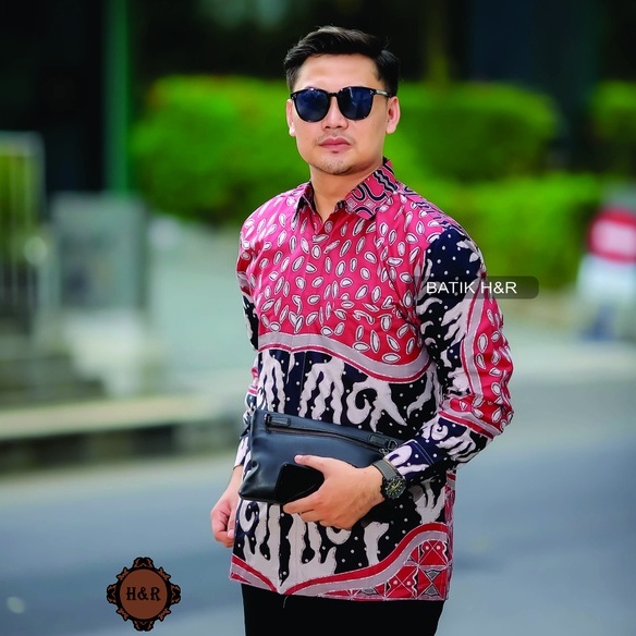 Baju Batik Pria Lengan Panjang Kemeja Batik Pria Batik Premium Kemeja Cowok Batik modern Baju Pria