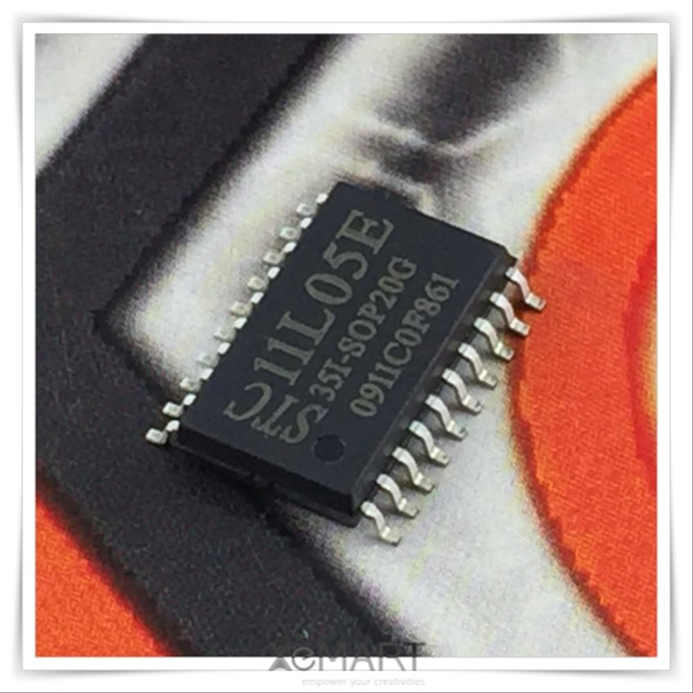 STC11L05E SOP20G STC Microcontroller IC Mikrokontroler 5k Flash 256B SRAM 1k EEPROM SMD 3.3V