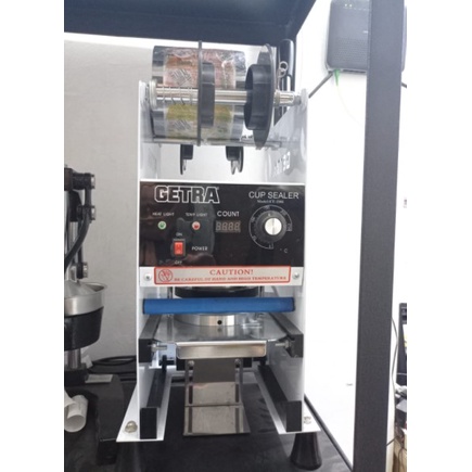 Getra ET-D8S Manual Cup Sealer with Counter