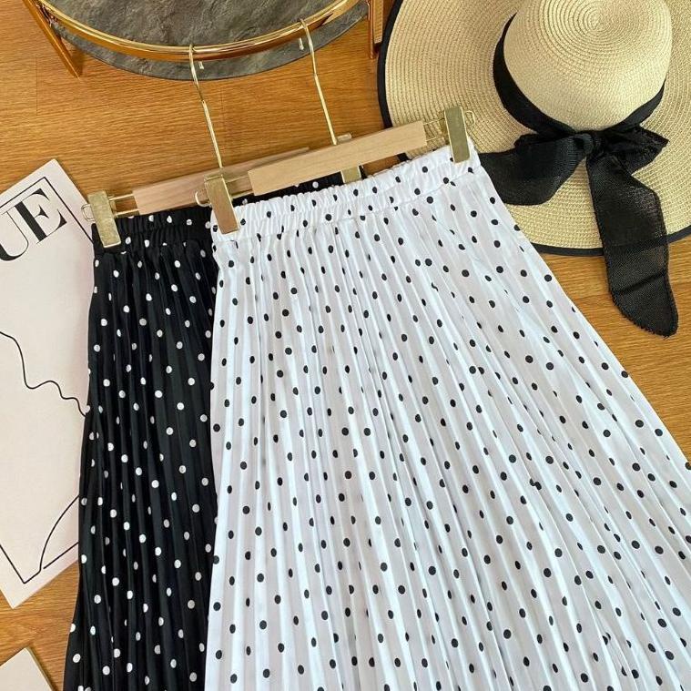 ROK POLKADOT / ROK PLISKET POLKADOT / ROK PLISKET MOTIF POLKADOT / ROK POLKA / ROK POLKADOT PREMIUM 