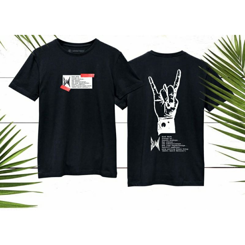 kaos slank - jaddah slank - slengean - slank logo