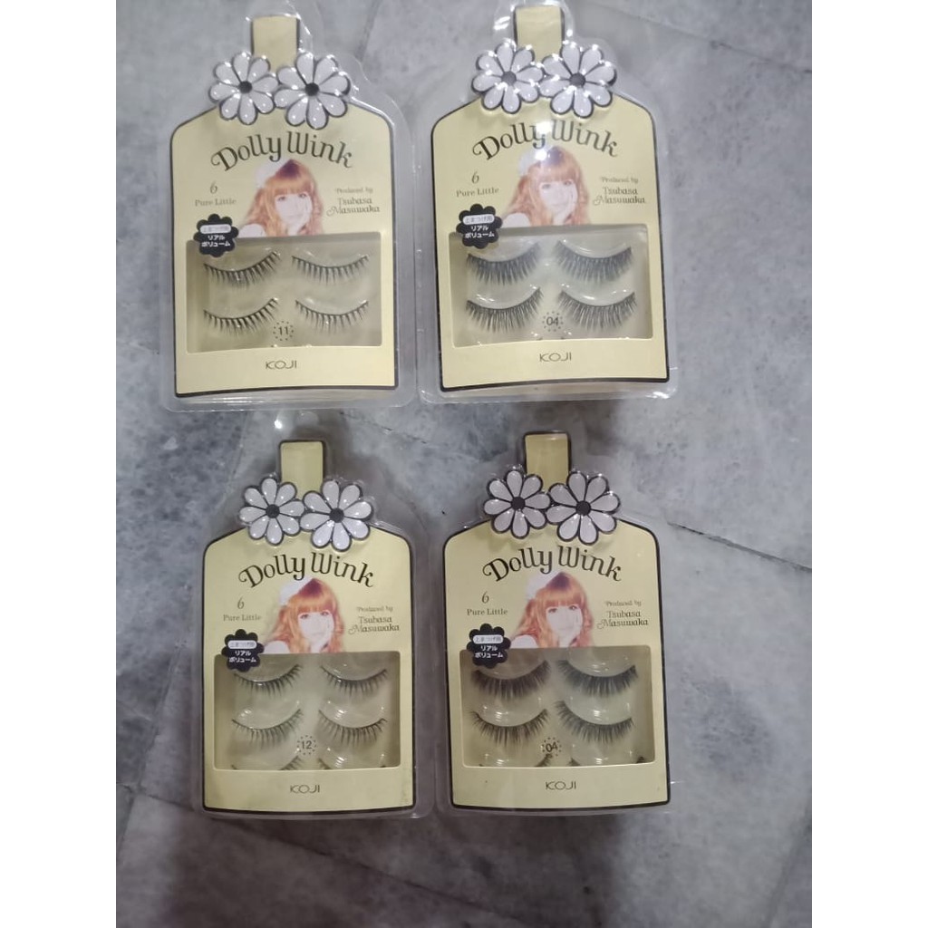 Bulu Mata Dolly Wink isi 3 psg FAKE EYELASHES PALSU BULUMATA EYELASH