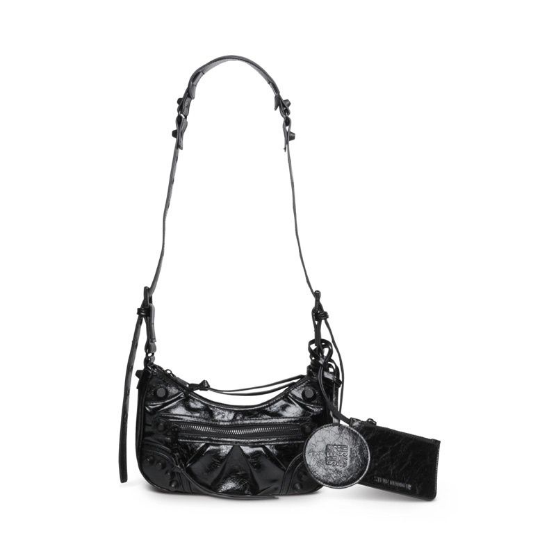 STEVE MADDEN BLOWING HOBO BAG-BLACK ORIGINAL