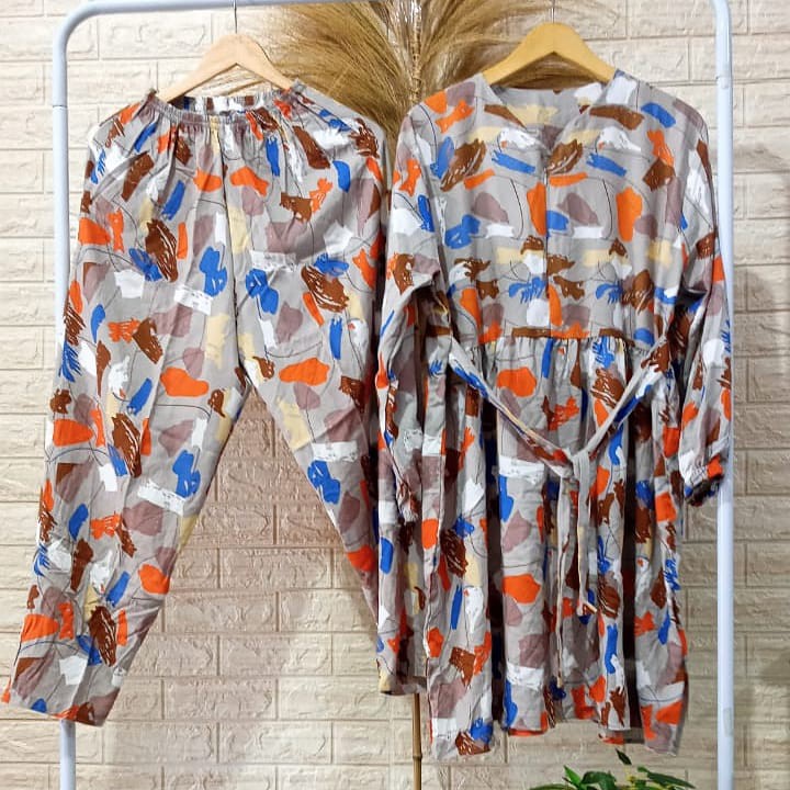 ONESET PAJAMAS MODEL TUNIK RAYON SUPER KAHATEX