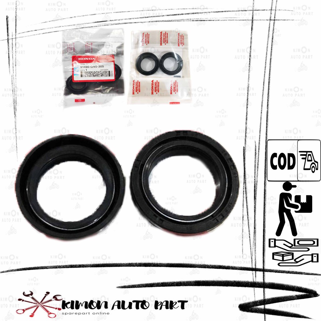 Jual Seal Set Fr Fork Seal Shock Depan Grand Supra Supra Fit Gn Seal Grand