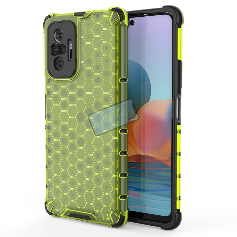 Case Xiaomi Redmi Note 10 Pro Clear Bees Series Honeycomb Original Case Redmi Note 10 Pro