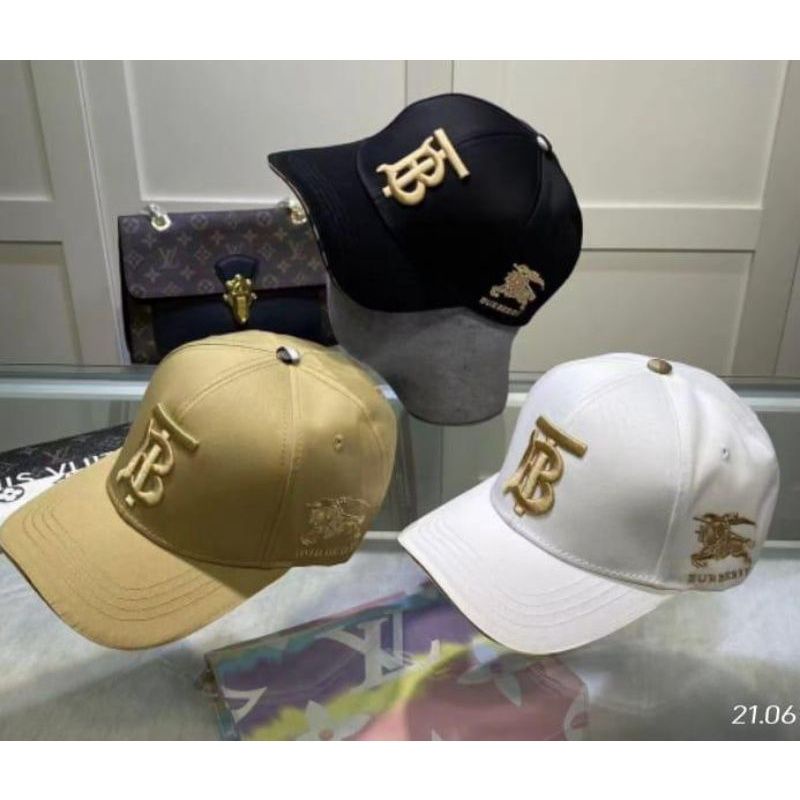 topi burberry baseball topi premium quality impor