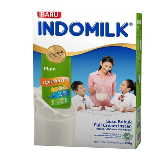 

INDOMILK SUSU BUBUK 400 GRAM