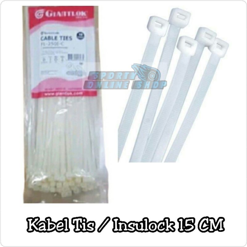 Kabel Tis / Insulock 15 CM Merk Giantlok