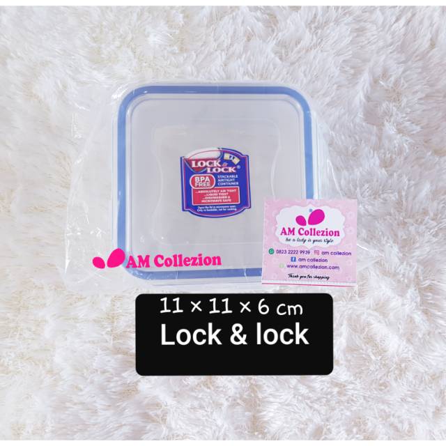 Toples lock and lock 11×11×6 cm tempat makan