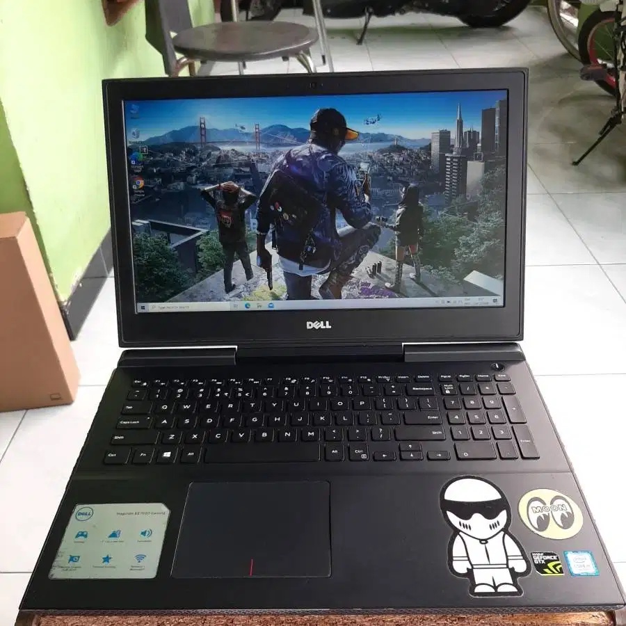 Laptop Dell inspiron Gaming Core i7 Ram 16gb SSD 256GB bekas second