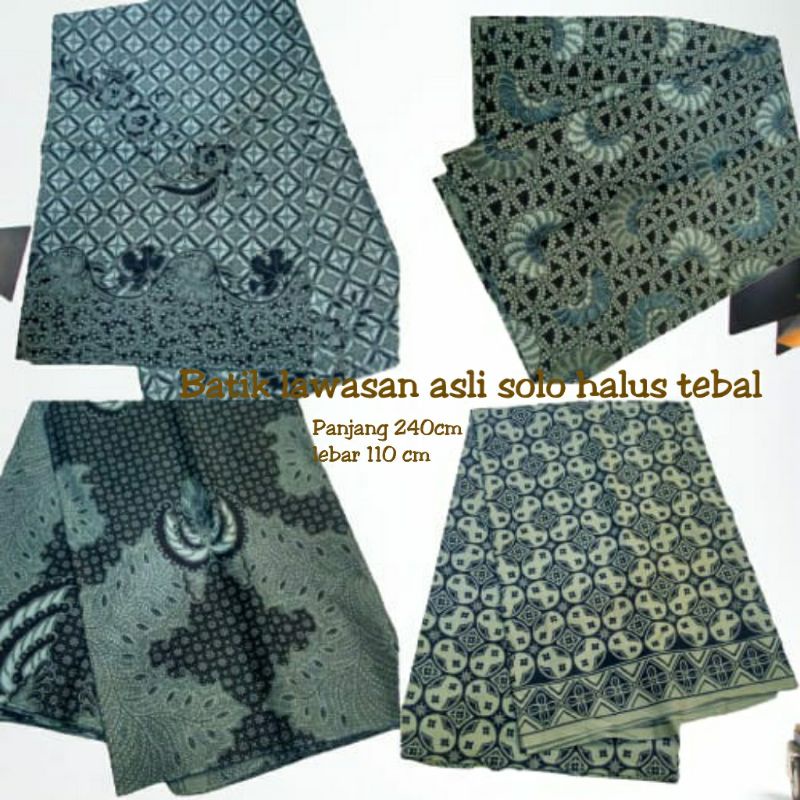 kain batik lawasan asli solo halus lembut adem 240cm