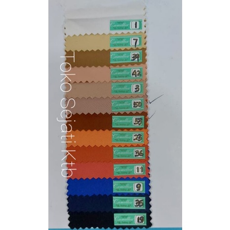 kain seragam / kain gaun  / kain high twist camellia