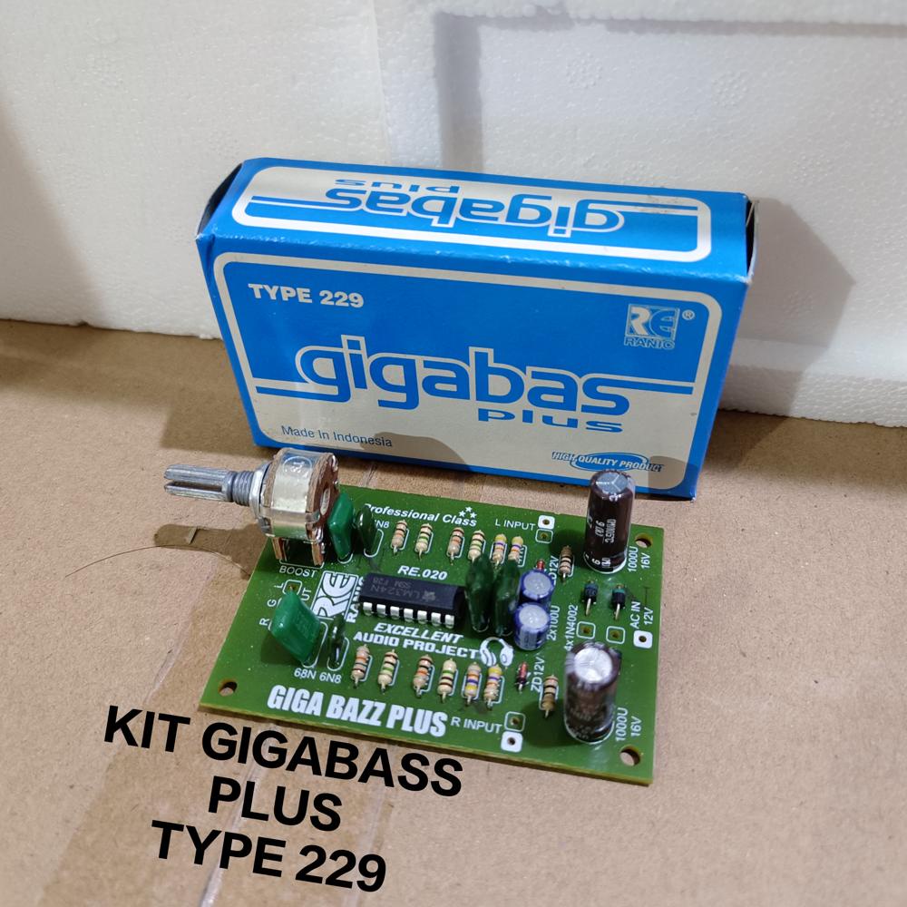 Kit Gigabass Gigabazz Plus Penambah Bass Booster Ranic Tipe 229