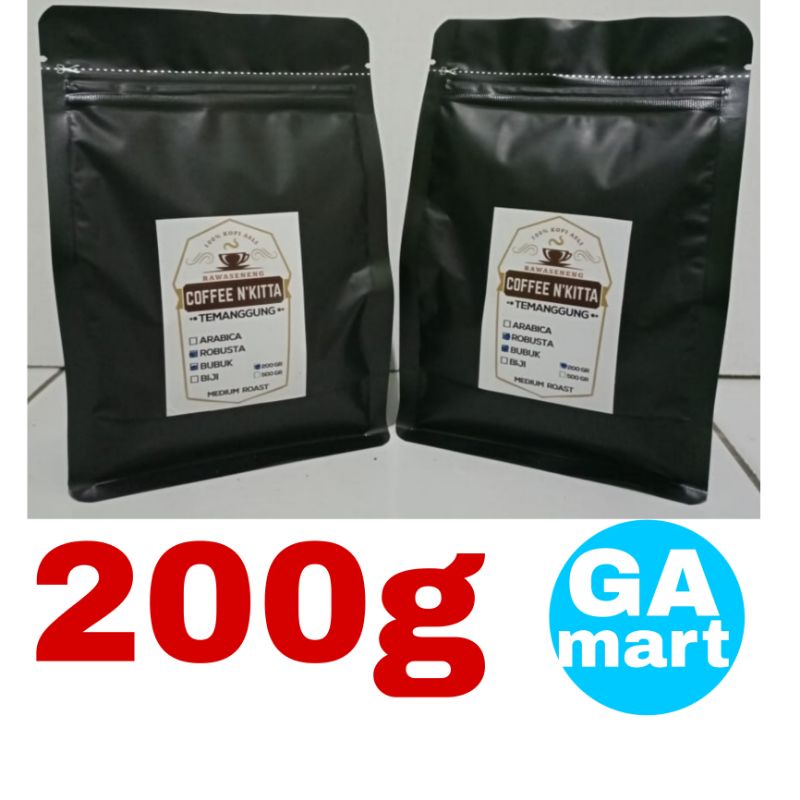 

COFFEE N KITTA ASLI KOPI ROBUSTA 200G