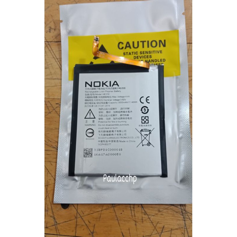 BATERAI BATTERY FOR NOKIA 6 HE317 TA1000 TA1003 ORIGINAL