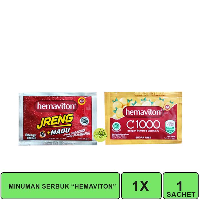 VSHOP. MINUMAN SERBUK HEMAVITON JRENG / HEMAVITON C1000 SACHET