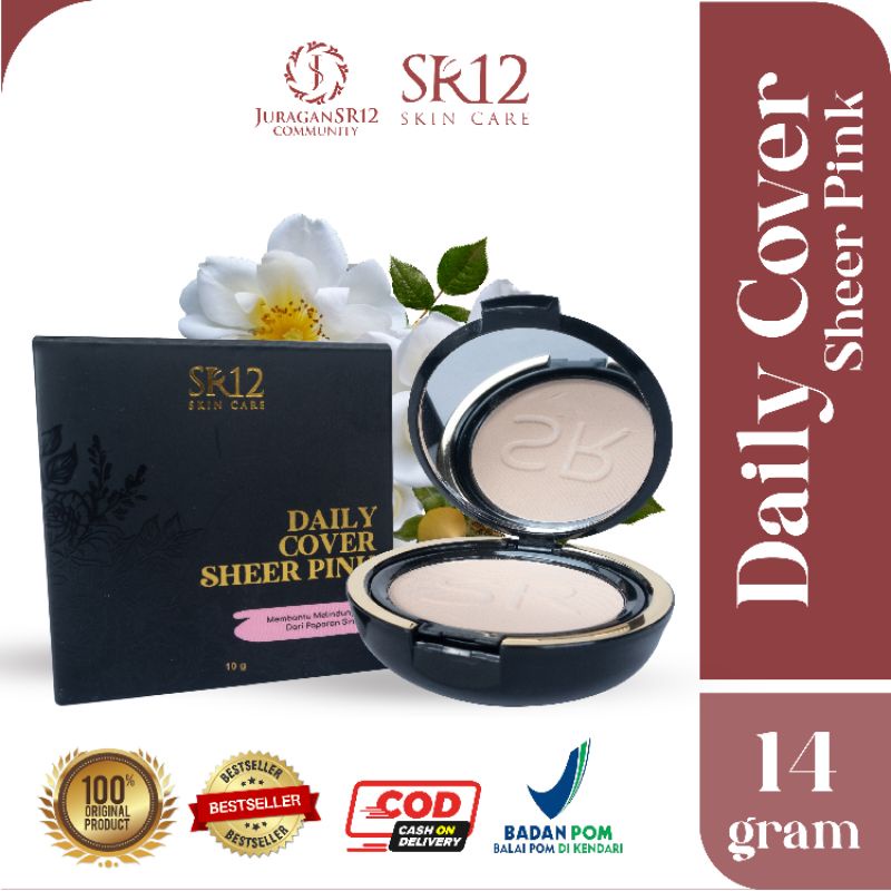 DAILY COVER SR12 COMPACT POWDER MATTE BPOM BEDAK SR12