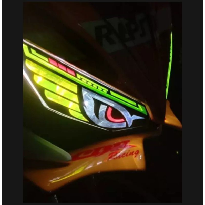 stiker lampu depan cbr 150 facelift