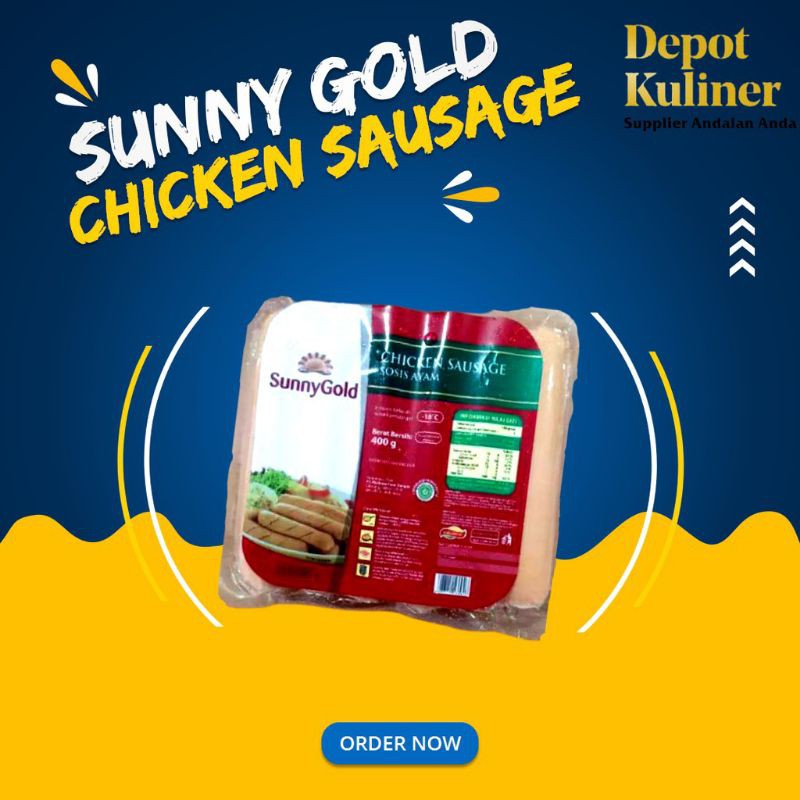 Sunny Gold Chicken Sausage / Sosis Ayam [400 gr]