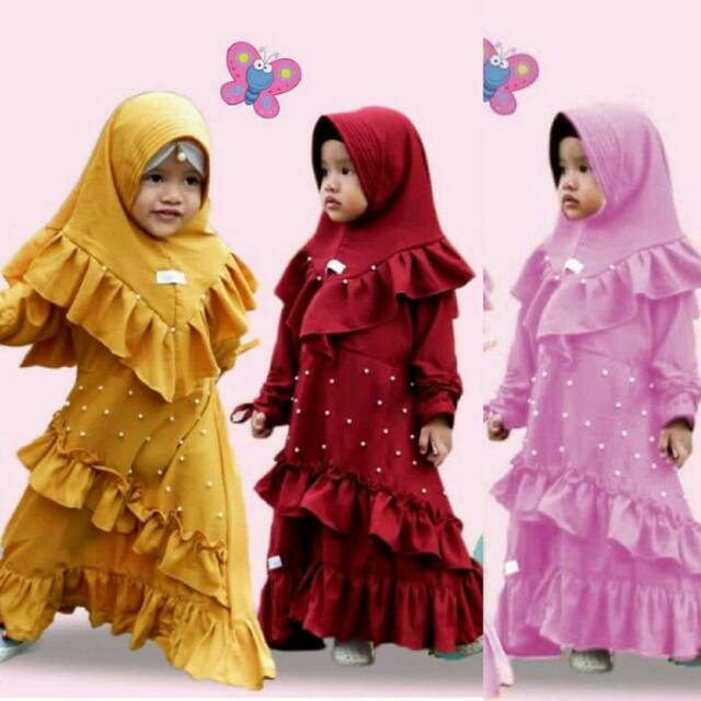 Baju muslim anak cantika kids