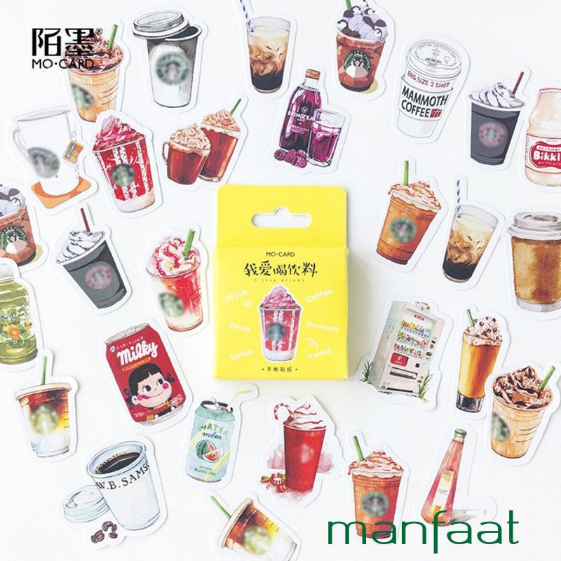 

Terlaris Mo.Card Set Stickers DIY Diary Planner Notebook Scrapbook Stickers Cute Stationery Keren