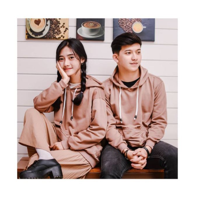 HOODIE UNISEX NATURAL POLOS TEBAL TERBARU,