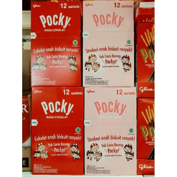 

Glico Pocky Stik Coklat & Strawberry Box isi 12sachets