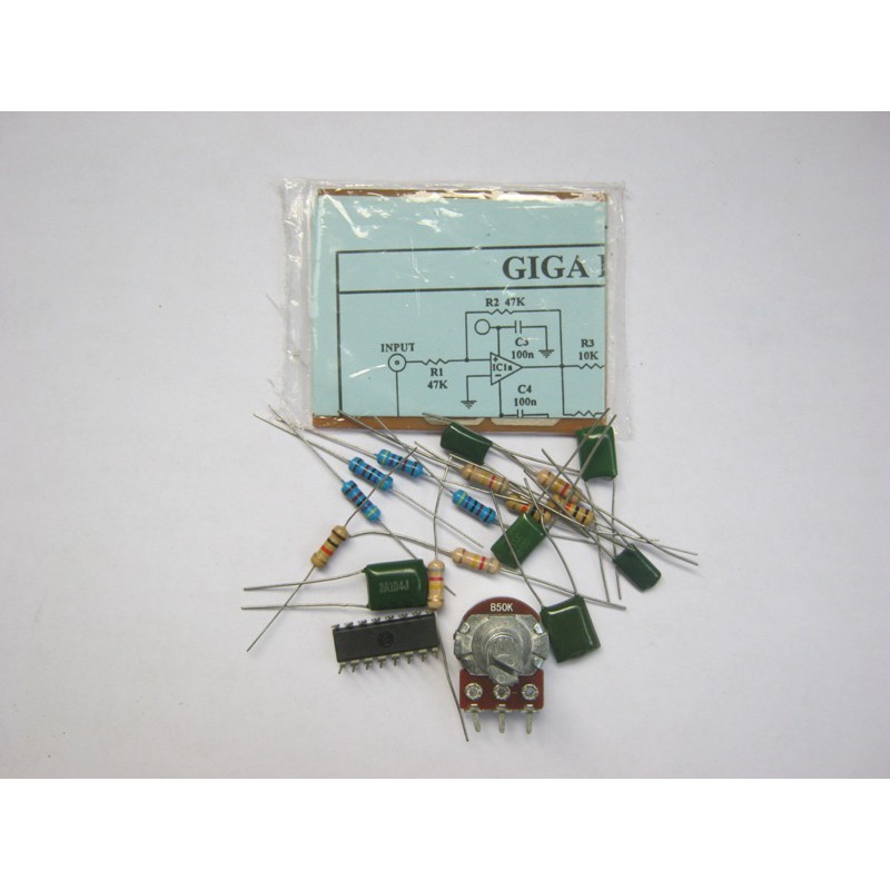 DIY PCB dan Komponen Giga Bass (Penambah Nada Bass)