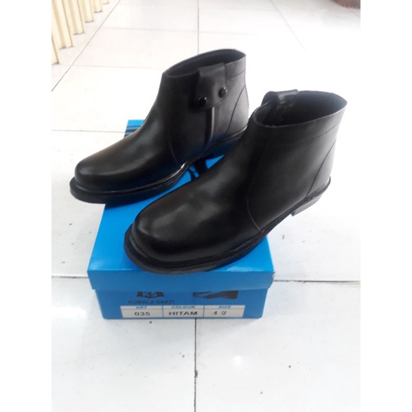 Sepatu PDH Sleting Dop Kulit Asli KS 035