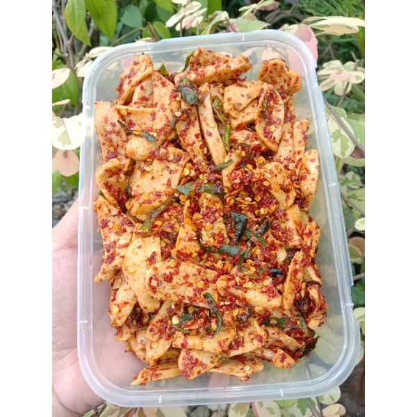 

Basreng Pedas daun jeruk box 500ml