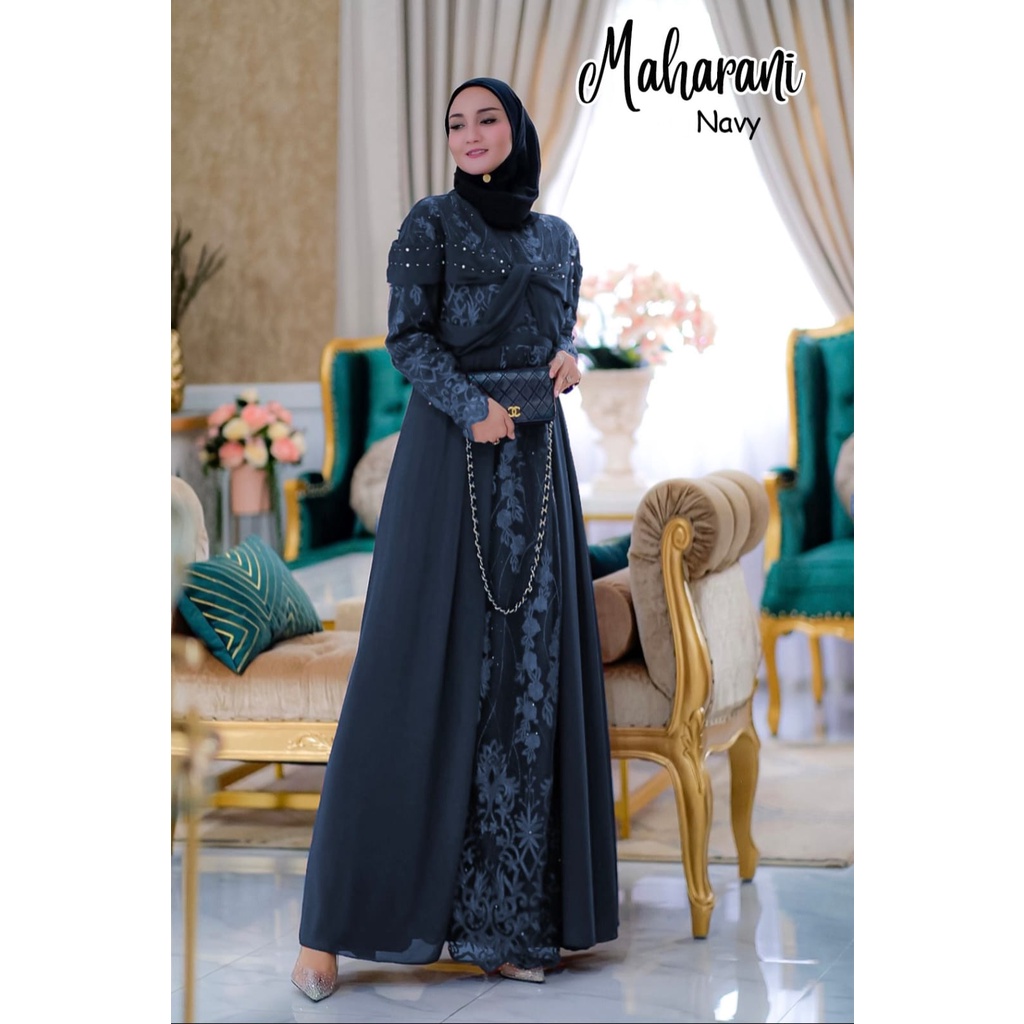 MAHARANI Gamis Pesta Muslimah Bridesmaid Kondangan Walimatul Kondangan Bridemaids