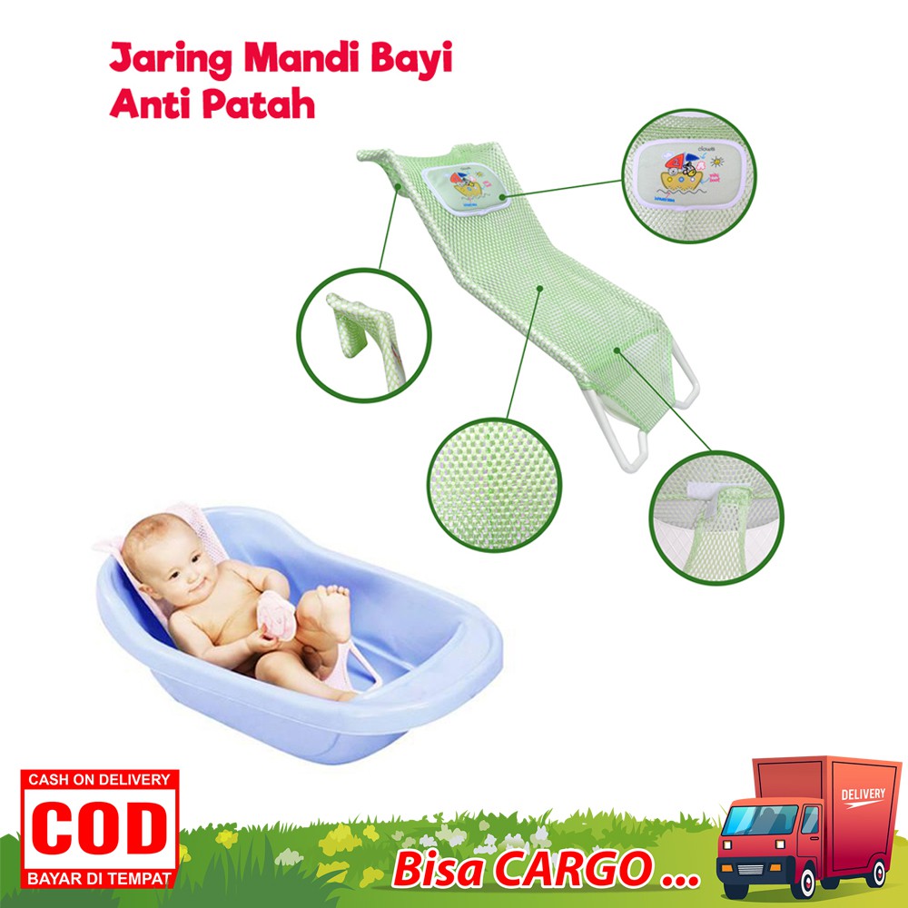 Jaring Mandi Bayi Baru lahir Baby Bath Helper Jala Mandi anti patah - Grosir dan Eceran