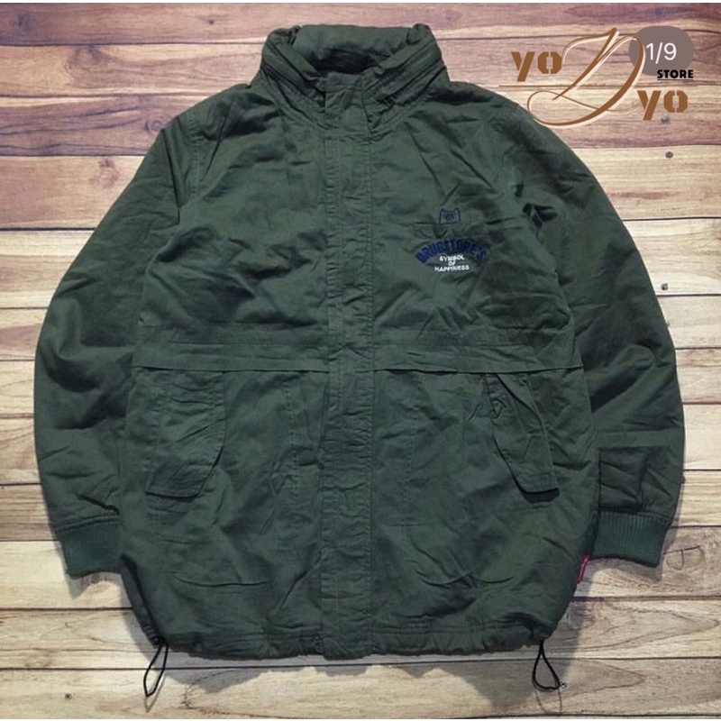 Jacket Semi Parka DRUG STORE’S Hide Hoodie